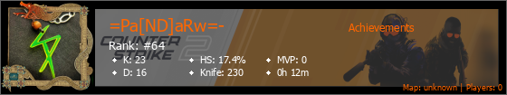 Player Banner
